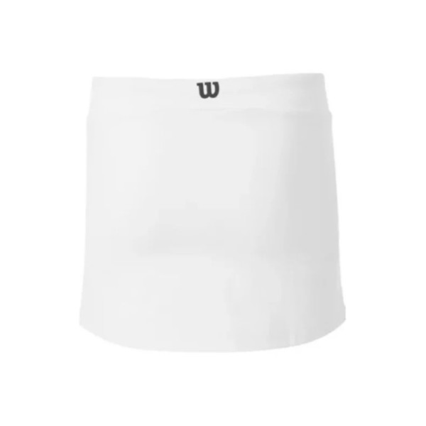 FALDA WILSON W TEAM FLAT FRONT SKIRT WHITE