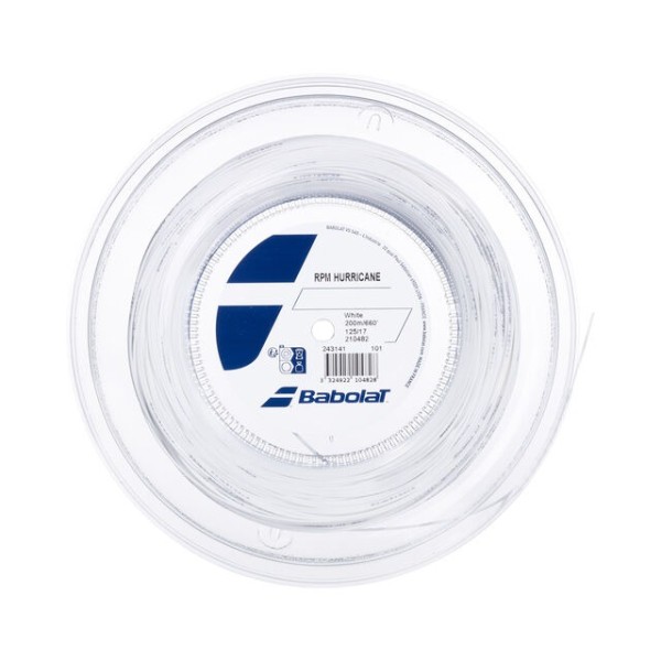 BOBINA BABOLAT RPM HURRICANE 1.30 200 M BLANCO