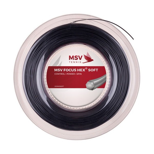 TENIS BOBINA CORDAJE  MSV FOCUS HEX 200M