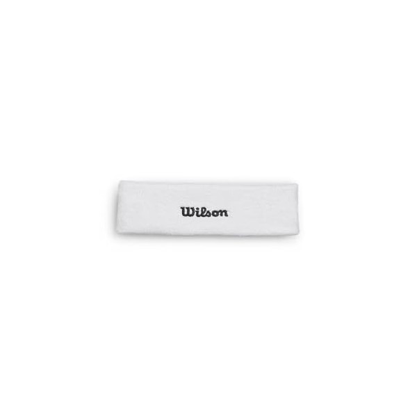 WILSON HEADBAND BRIGHT WHITE OS