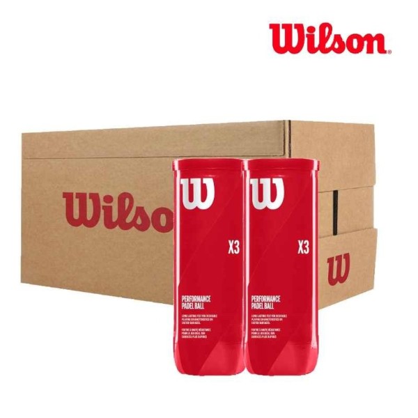 CAJA DE BOLAS  WILSON PADEL X3