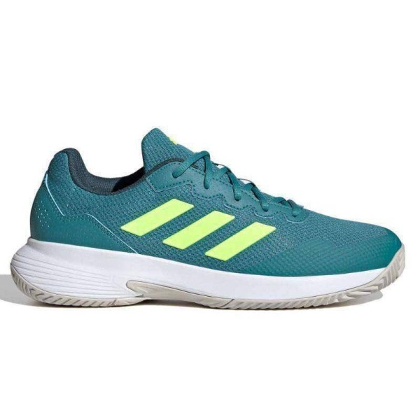 TENIS & PADEL ZAPATILLAS HOMBRE  ADIDAS  GAMECOURT 2 M LUCID LEMON BLANCO 2023