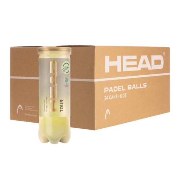 CAJA BOLAS  HEAD TOUR BOTE 3 (24 BOTES)