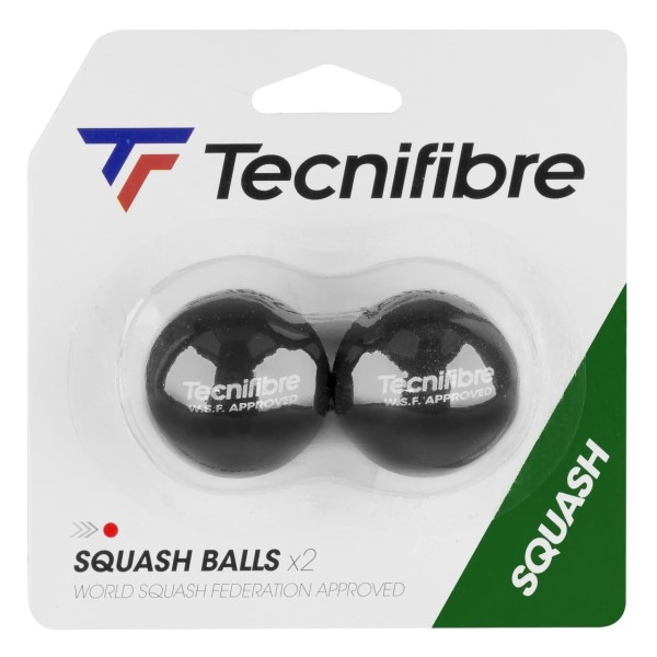 SQUASH BOLAS SQUASH  TECNIFIBRE PELOTAS DE SQUASH PUNTO ROJO
