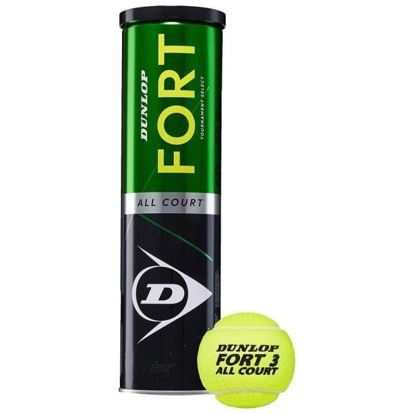 BOTE BOLAS  DUNLOP FORT ALL COURT X4