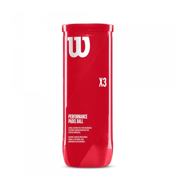 BOTE DE BOLAS  WILSON PADEL X3
